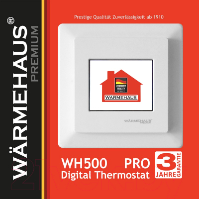 Терморегулятор для теплого пола Warmehaus WH Pro 500 (белый)