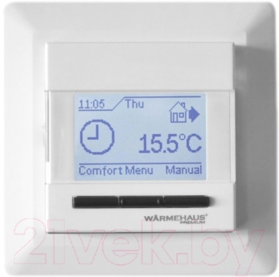 Терморегулятор для теплого пола Warmehaus WH Pro 600 (альпийский белый)