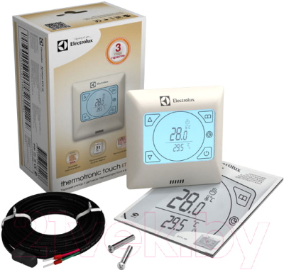 Терморегулятор для теплого пола Electrolux ETT-16 Touch (белый)