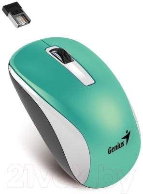 Мышь Genius Wireless BlueEye NX-7010 (бирюзовый)