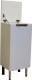 Шкаф-полупенал для ванной СанитаМебель Камелия-71.2 Д3 (белый, левый) - 