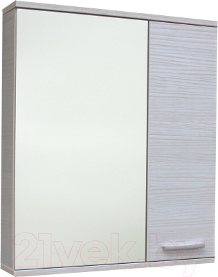 Шкаф с зеркалом для ванной СанитаМебель Прованс 101.650 (правый, гасиенда)