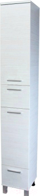 Шкаф-пенал для ванной СанитаМебель Прованс 501.300 (левый, гасиенда)
