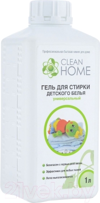 Гель для стирки Clean Home Для детского белья (1л)