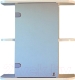 Шкаф с зеркалом для ванной СанитаМебель Камелия-03.50 (левый, белый) - 