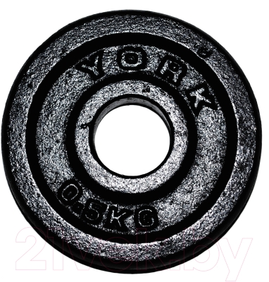 Диск для штанги ZEZ Sport K3-0.5kg (окрашенный)
