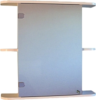 Шкаф с зеркалом для ванной СанитаМебель Камелия-05 (левый, белый) - 