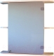Шкаф с зеркалом для ванной СанитаМебель Камелия-05 (правый, белый) - 