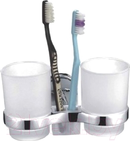 Набор стаканов для зубной щетки и пасты Frap F1908