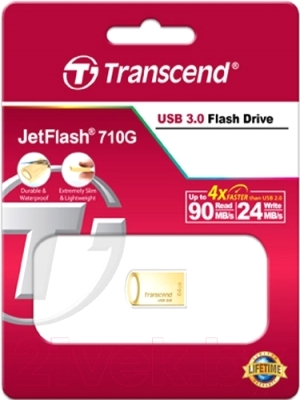 Usb flash накопитель Transcend JetFlash 710 Gold 32GB (TS32GJF710G)