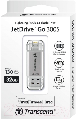 Usb flash накопитель Transcend JetDrive Go 300 32GB (TS32GJDG300S)