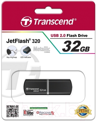Usb flash накопитель Transcend JetFlash 320 32GB (TS32GJF320K)