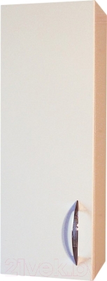 Шкаф-полупенал для ванной СанитаМебель Камелия-22 Д2 (левый, белый)
