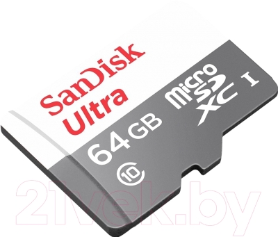 Карта памяти SanDisk Ultra microSDXC Class 10 64GB (SDSQUNB-064G-GN3MN)