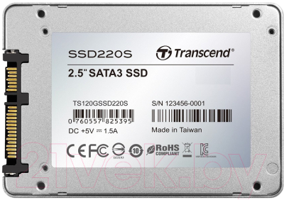 SSD диск Transcend SSD220S 240GB (TS240GSSD220S)