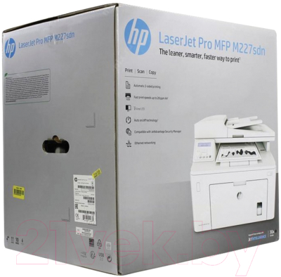 МФУ HP LaserJet Pro M227sdn (G3Q74A)