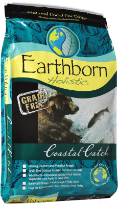 Сухой корм для собак Earthborn Holistic Dog Coastal Catch Grain - Free CCG001 (12кг)