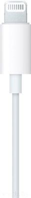 Наушники-гарнитура Apple EarPods с разъемом Lightning / MMTN2