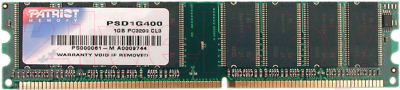 Оперативная память DDR Patriot PSD1G400