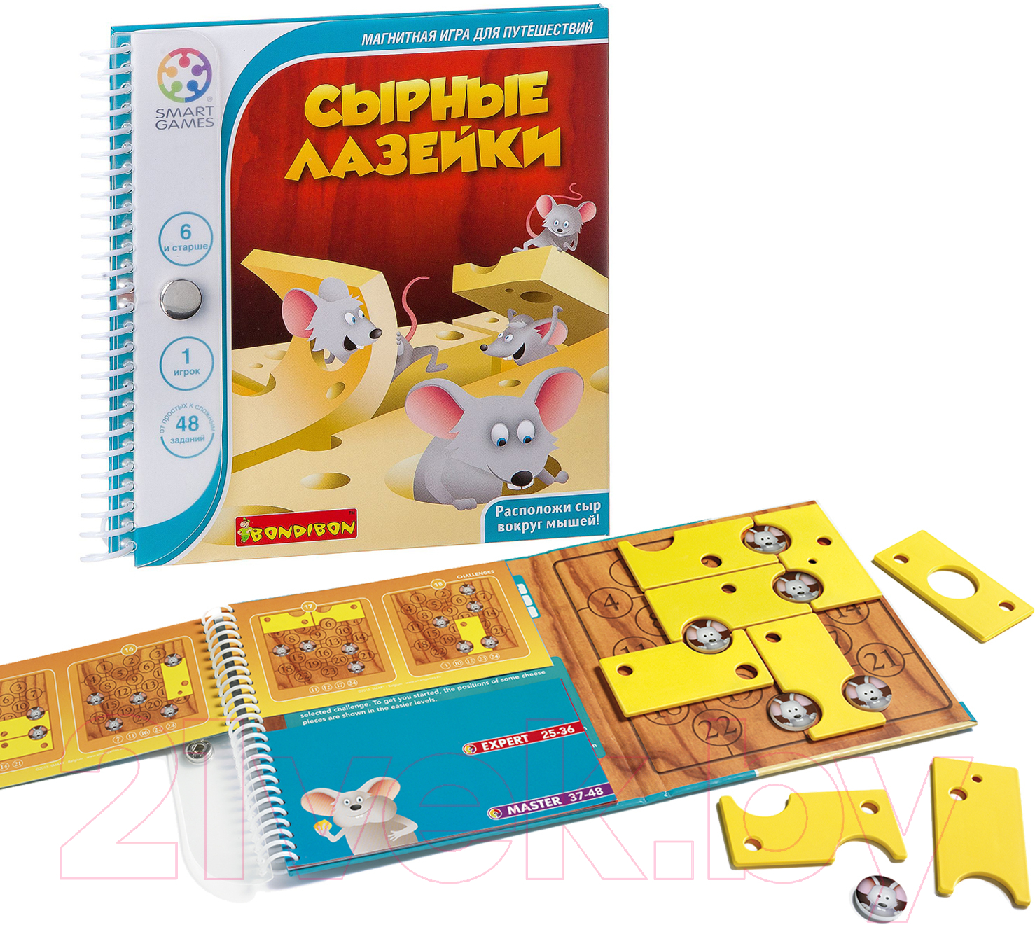 Игра-головоломка Bondibon Сырные лазейки ВВ1054