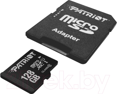 Карта памяти Patriot SDXC-micro (Class10) 128Gb + adapter (PSF128GMCSDXC10)