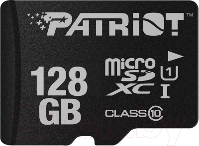 Карта памяти Patriot SDXC-micro (Class10) 128Gb + adapter (PSF128GMCSDXC10)