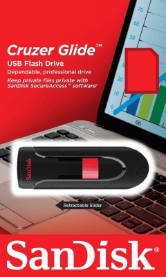 Usb flash накопитель SanDisk Cruzer Glide 128GB (SDCZ600-128G-G35)
