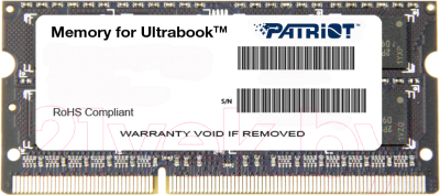 Оперативная память DDR3 Patriot PSD34G1333L2S