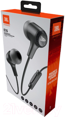 Наушники-гарнитура JBL E15 (черный)