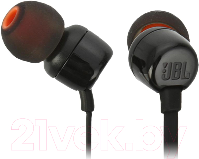 Наушники-гарнитура JBL Tune 110 / JBLT110BLK (черный)