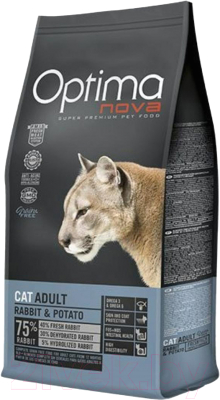 Изображение товара Сухой корм для кошек Optimanova Cat Adult Rabbit & Potato (2кг)