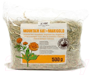 Корм для грызунов Natures Best Mountain Hay + Marigold NB41 (0.5кг)