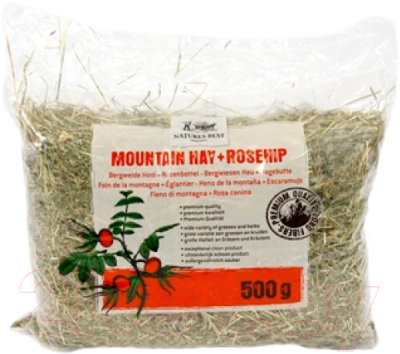Корм для грызунов Natures Best Mountain Hay + Rosehip NB43 (0.5кг)
