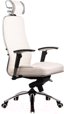 Кресло офисное Metta Samurai KL-3 (белый лебедь)