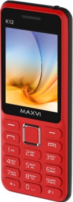 Мобильный телефон Maxvi K12 (красный/черный)