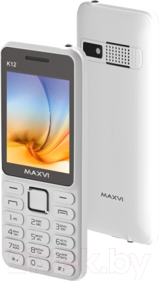 Мобильный телефон Maxvi K12 (белый)