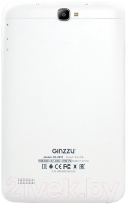 Планшет Ginzzu GT-X890 (белый)