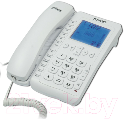 Проводной телефон Ritmix RT-490 (белый)