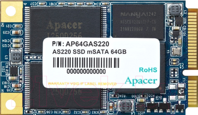 SSD диск Apacer Pro II AS220 64GB (AP64GAS220B-1)