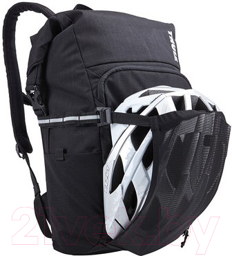 Рюкзак спортивный Thule Pack 'n Pedal Commuter Backpack 100070 (черный) - крепление шлема