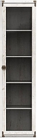 Шкаф-пенал с витриной Black Red White Индиана JWIT 1d (сосна каньон) - 