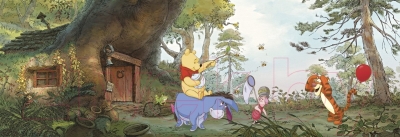 Фотообои листовые Komar Poohs House 4-413 (368x127)