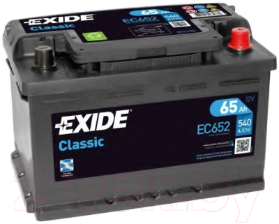 Автомобильный аккумулятор Exide Classic EC652 (65 А/ч)
