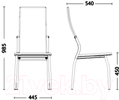 Стул Nowy Styl Martin Chrome (V-15)