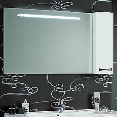 Шкаф с зеркалом для ванной Акватон Диор 100 (1A167902DR01R)