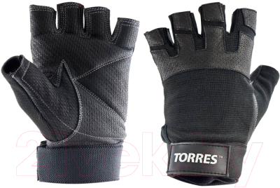 Перчатки для пауэрлифтинга Torres PL6051M (M)