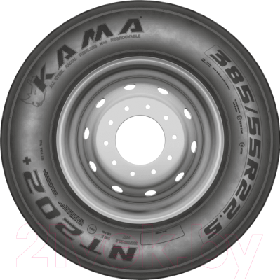 Грузовая шина KAMA NT 202+ 385/55R22.5 160K M+S Прицепная