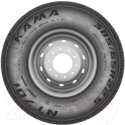 Грузовая шина KAMA NT 701 385/65R22.5 160K M+S Прицепная