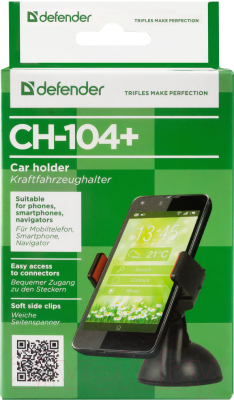 Держатель для смартфонов Defender CH-104+ / 29104