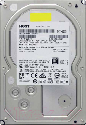 Жесткий диск HGST K6000 2Tb (HUS726020AL5214)